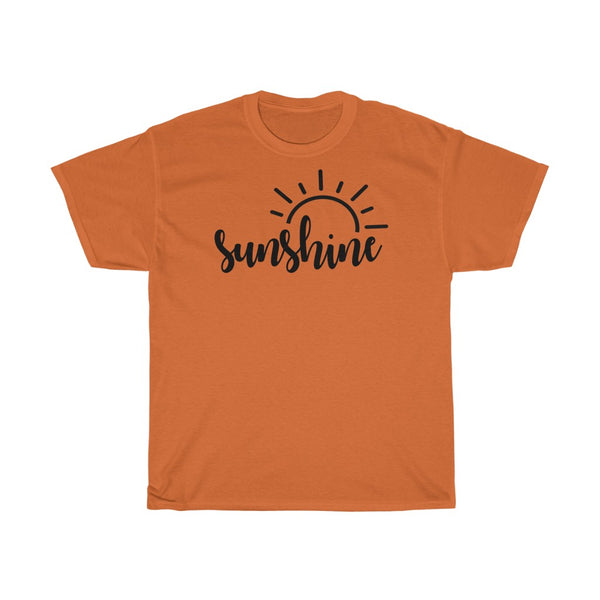 Sunshine Unisex Heavy Cotton Tee For summer/vacations