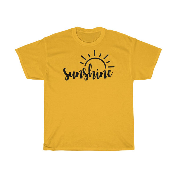 Sunshine Unisex Heavy Cotton Tee For summer/vacations