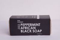 Peppermint African Black soap (bar)